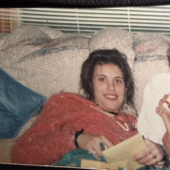 Ann Kelly Pinky Orange Cardigan - Stunning Appliqué & Beadwork Collar As Is - Picture 7 of 7